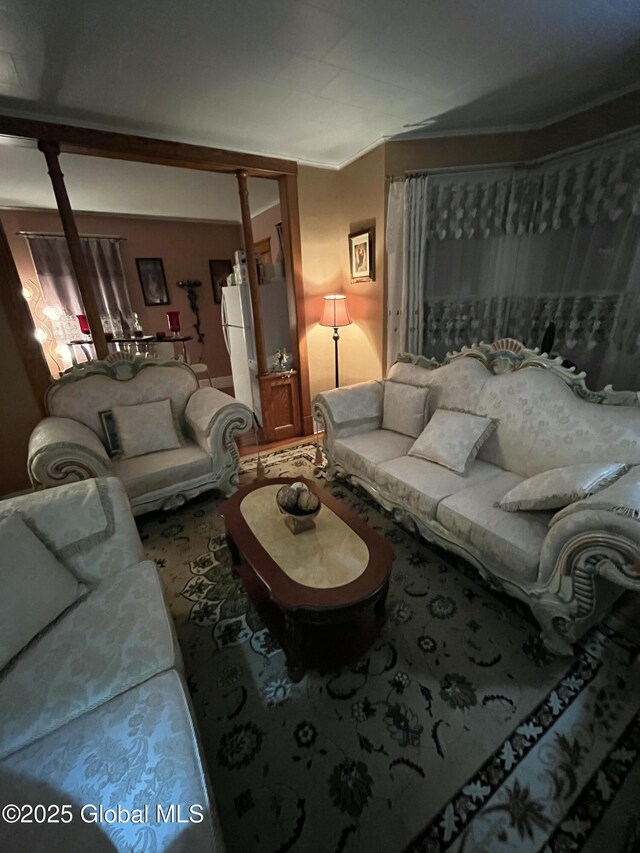 view of living area