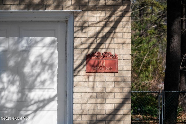 details with brick siding