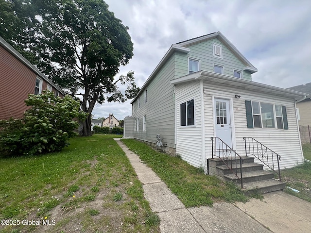 1291 3rd Ave, Watervliet, NY 12189 - view of front of property featuring a front yard
