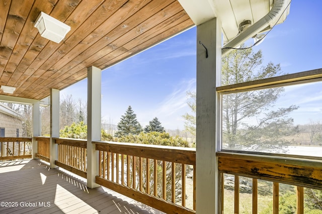 view of deck
