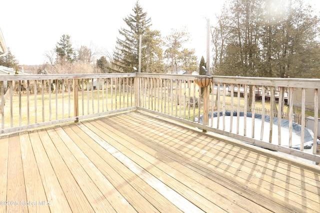 view of deck