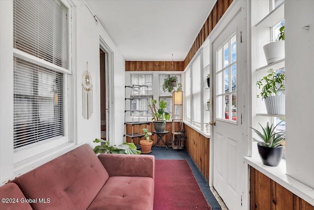 sunroom / solarium with plenty of natural light