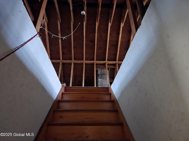 view of staircase