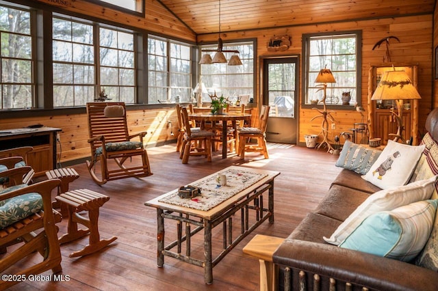 60 Federal Hill Rd, Bolton, NY 12814 - sunroom with vaulted ceiling