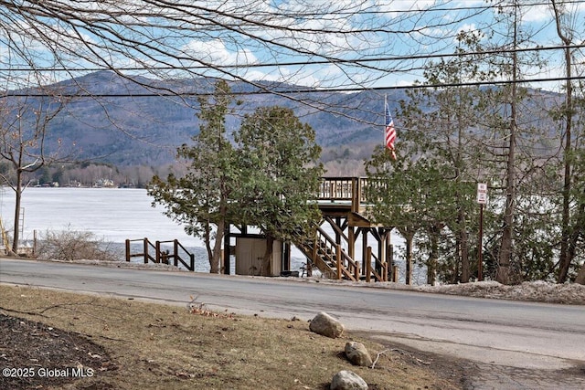 view of mountain feature