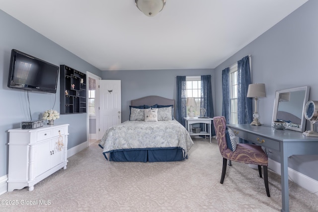 1014 Catherines Woods Dr, Niskayuna, NY 12309 - bedroom with light carpet and baseboards
