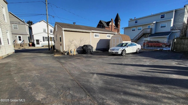 9 Penrose Ave, Mechanicville, NY 12118 - exterior space with a shed, an outdoor structure, and fence