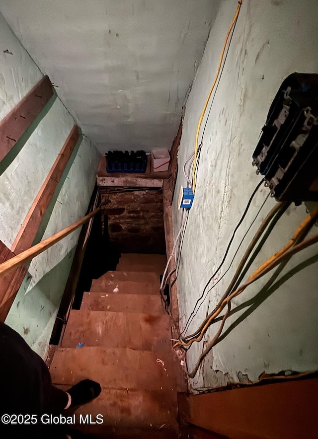 view of staircase