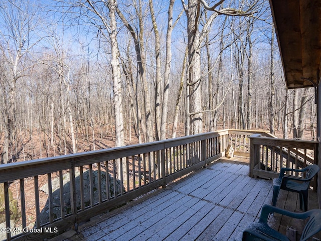 view of deck