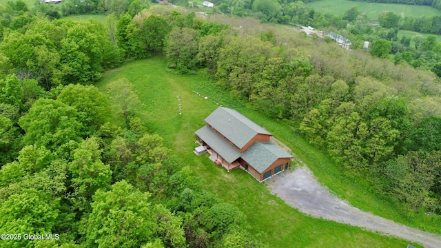 2158 Coach Rd, Argyle, NY 12809 - aerial view of property and surrounding area featuring a forest