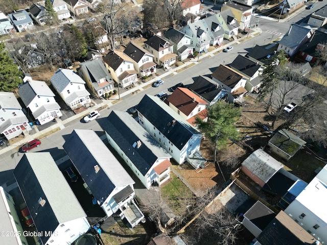 bird's eye view featuring a residential view