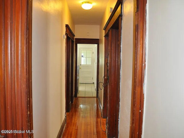 698 State St, Albany, NY 12203 - corridor with dark wood-type flooring
