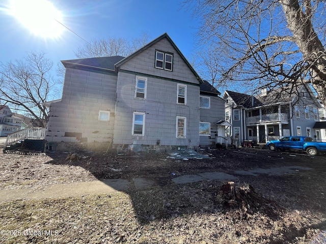 view of rear view of house
