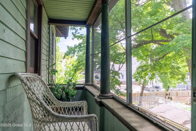 14 Pleasant St, Ballston Spa, NY 12020 - view of sunroom / solarium