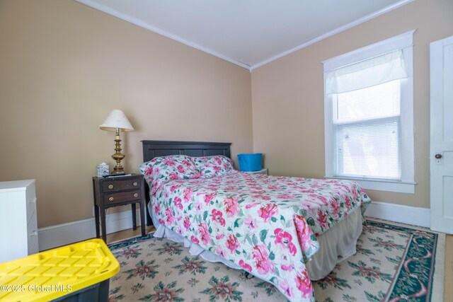 14 Pleasant St, Ballston Spa, NY 12020 - bedroom with ornamental molding and baseboards
