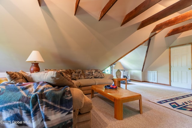 14 Pleasant St, Ballston Spa, NY 12020 - living area with carpet floors
