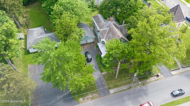 14 Pleasant St, Ballston Spa, NY 12020 - drone / aerial view