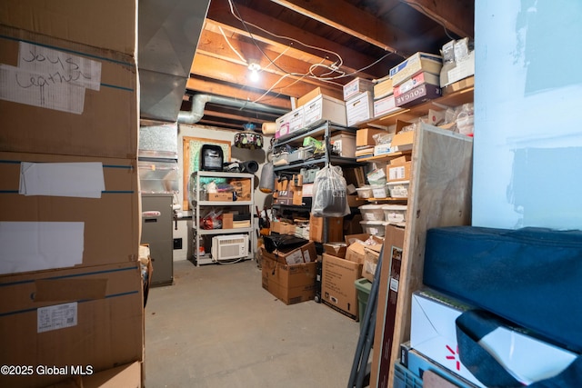 view of storage room