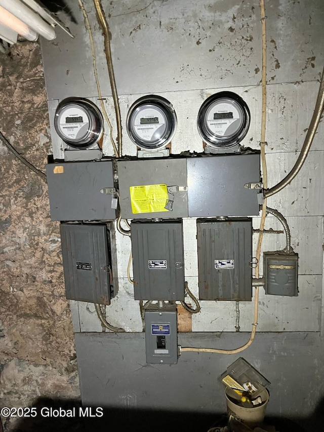 utility room featuring electric panel
