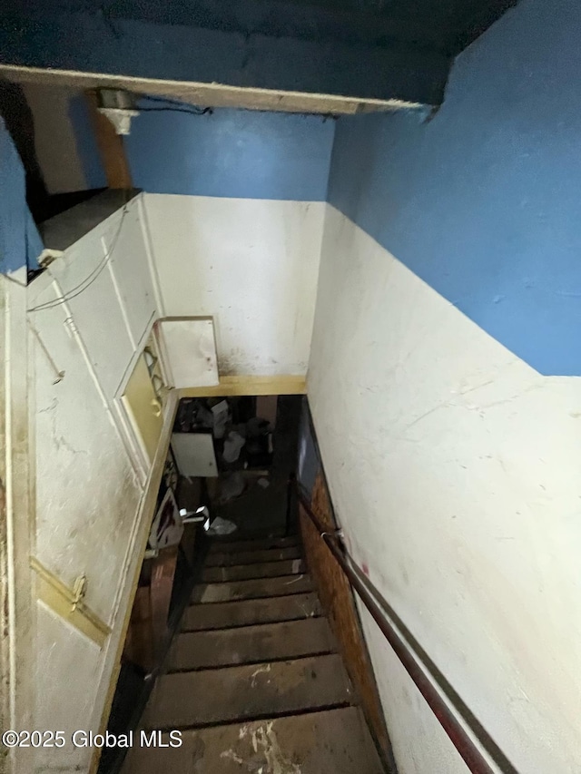 view of staircase