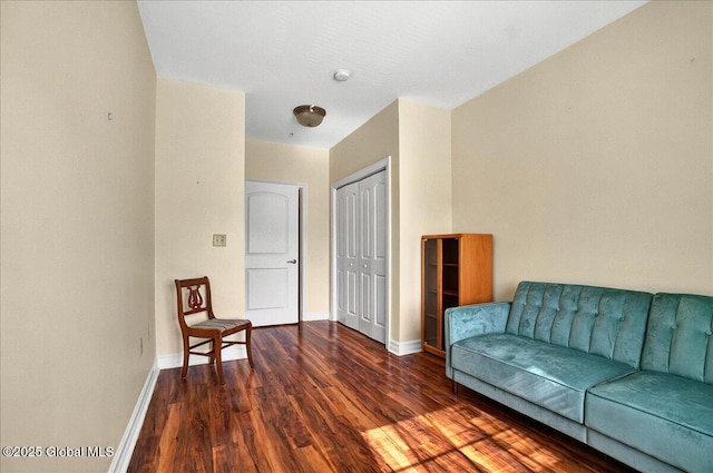8 Wall St Apt 200, Clifton Park, NY 12065 - living area with wood finished floors and baseboards