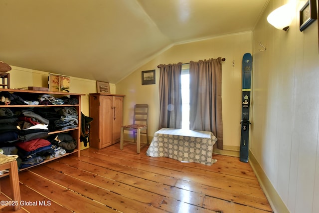 21 Andrews St, Saratoga Springs, NY 12866 - interior space featuring light wood-style floors and vaulted ceiling