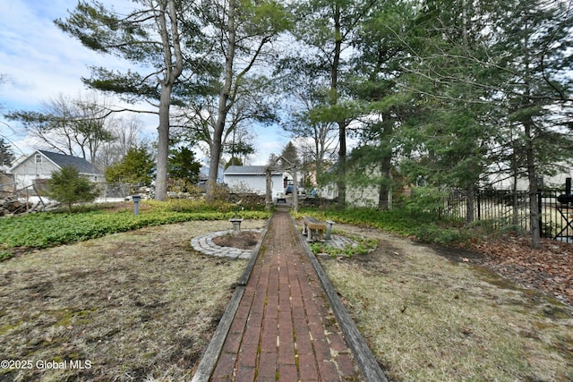 21 Andrews St, Saratoga Springs, NY 12866 - view of yard featuring fence