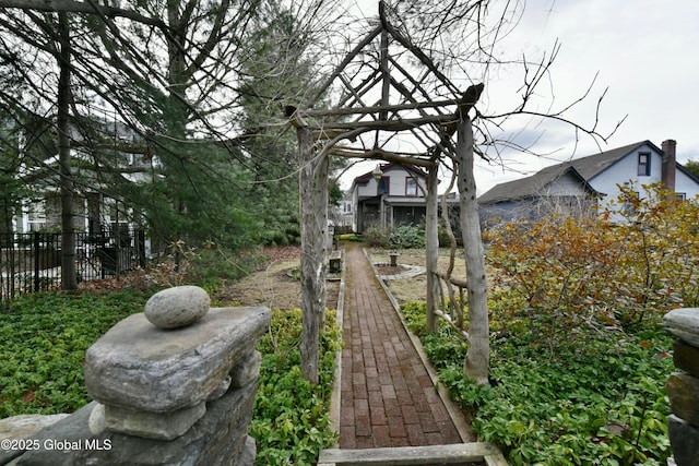 21 Andrews St, Saratoga Springs, NY 12866 - view of yard with fence