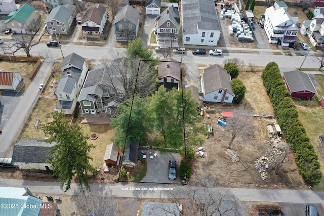 21 Andrews St, Saratoga Springs, NY 12866 - bird's eye view featuring a residential view