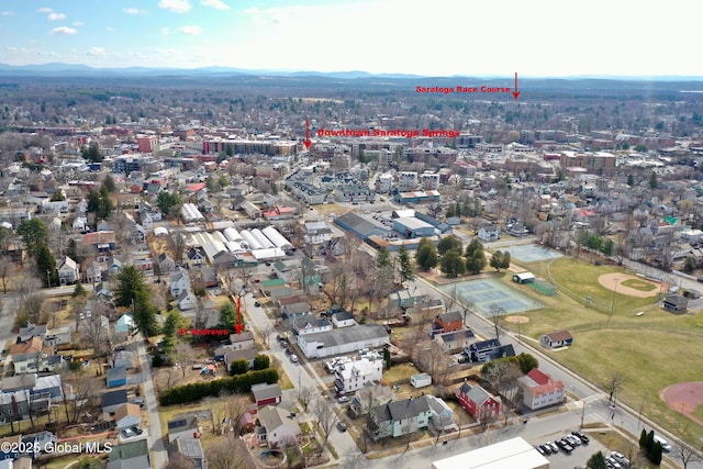 21 Andrews St, Saratoga Springs, NY 12866 - bird's eye view