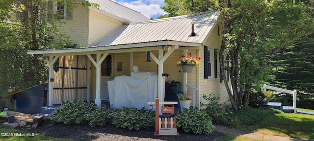 3183 State Highway 10, Ephratah, NY 12095 - view of home's exterior featuring metal roof