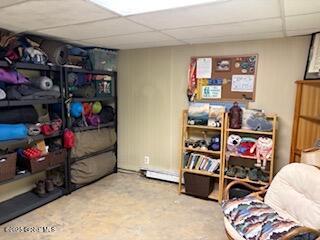 view of storage area