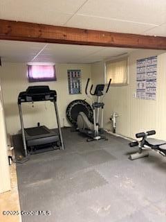 view of workout area