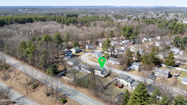 aerial view with a view of trees