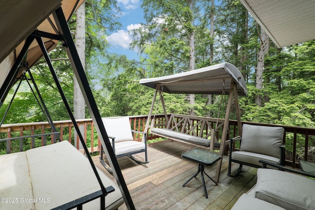 5 Overlook Ln B/D, Unit B/D Warrensburg, NY 12817 - view of deck