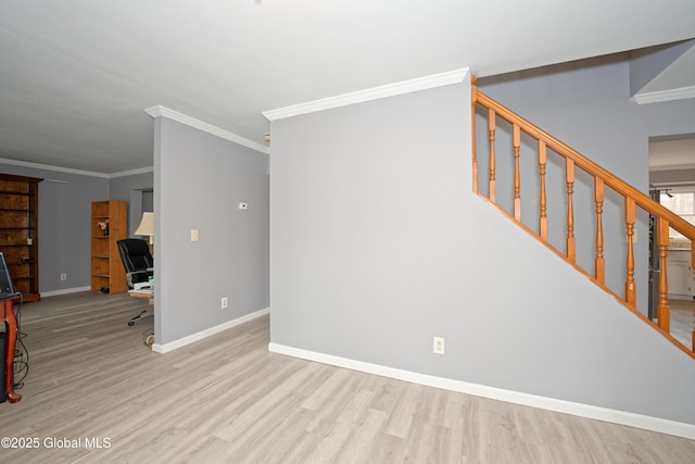 18 Molly White Dr, Coxsackie, NY 12051 - interior space featuring crown molding, wood finished floors, and baseboards