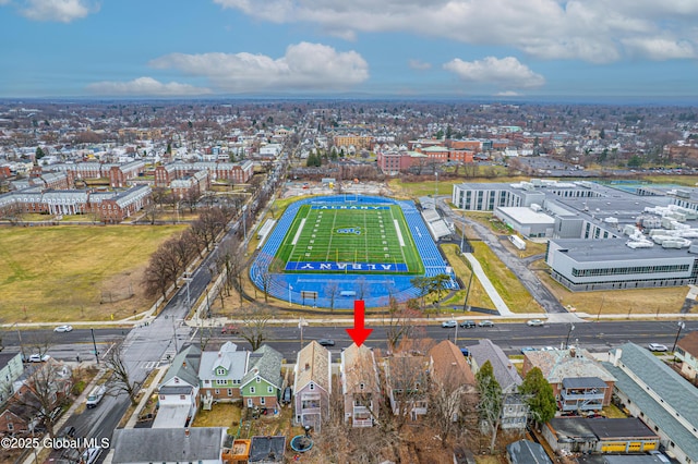 aerial view