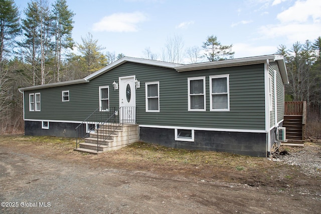 view of manufactured / mobile home
