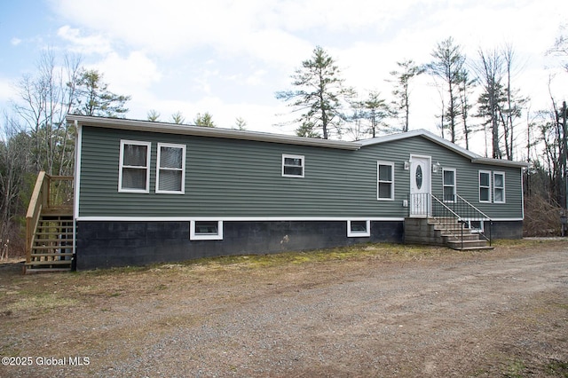 view of manufactured / mobile home