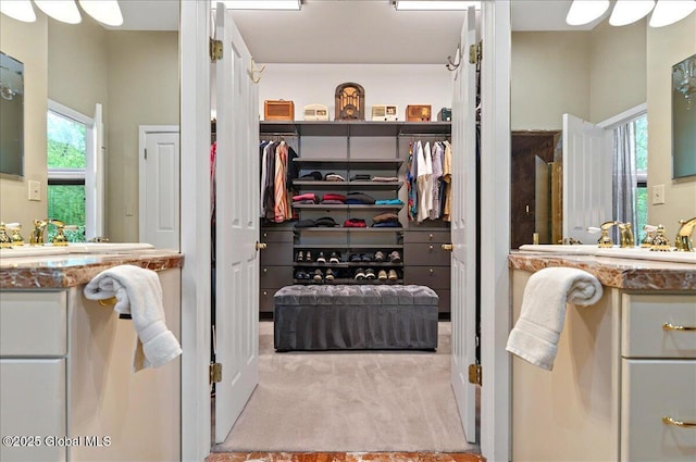 101 E Krumkill Rd, Albany, NY 12208 - bathroom with vanity and a spacious closet