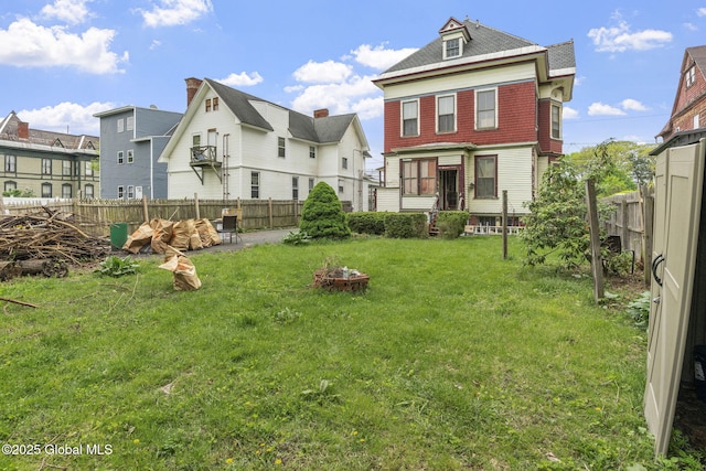 view of back of property