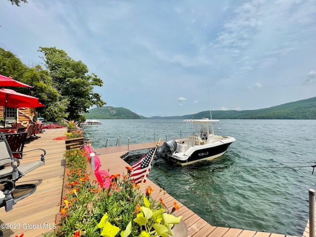 9667 Lake Shore Dr, Hague, NY 12836 - dock with a water view