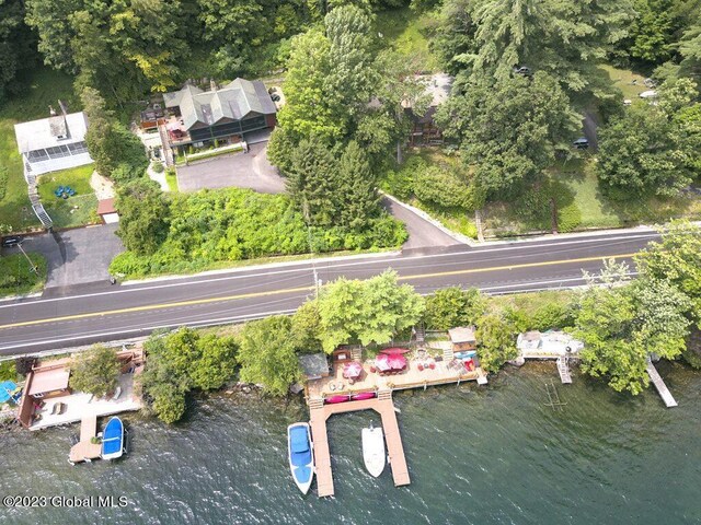 9667 Lake Shore Dr, Hague, NY 12836 - aerial view of a nearby body of water