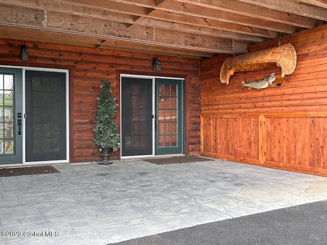 9667 Lake Shore Dr, Hague, NY 12836 - entrance to property featuring a patio