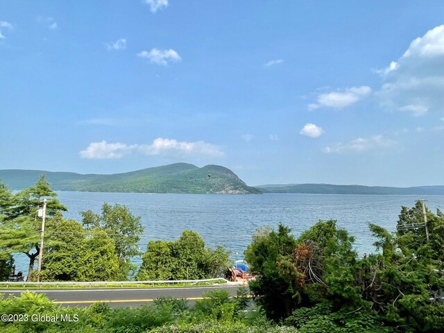 9667 Lake Shore Dr, Hague, NY 12836 - water view with a mountainous background