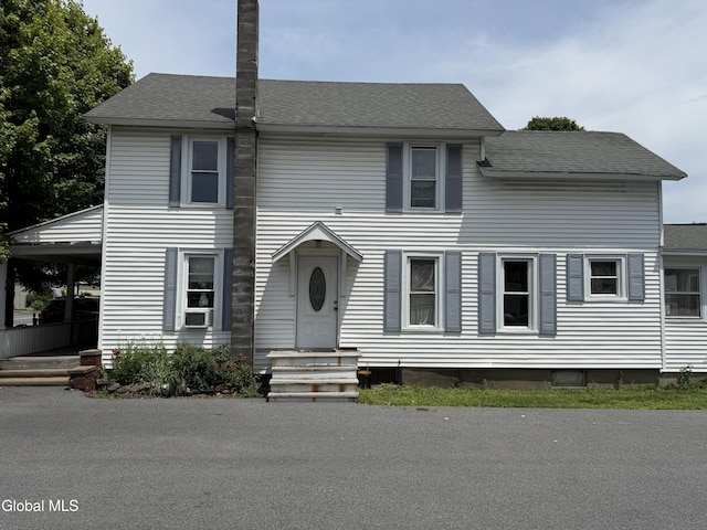294 Main St, Hudson Falls, NY 12839 - view of front of property with roof with shingles