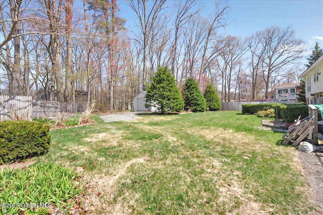 53 Harmon Rd, Glenville, NY 12302 - view of yard featuring an outbuilding and a detached garage