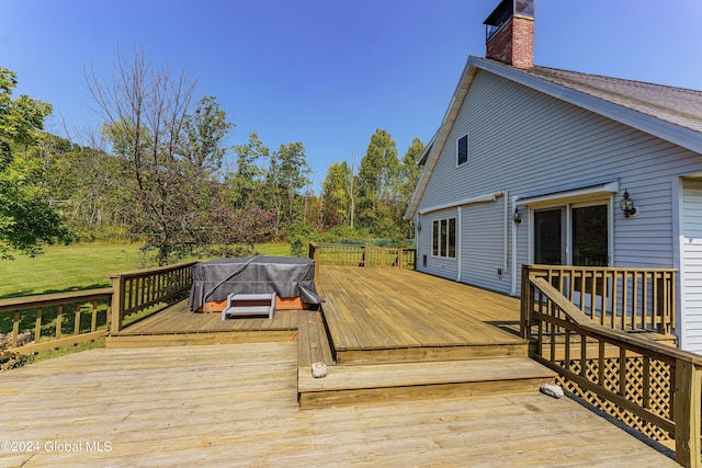 view of deck