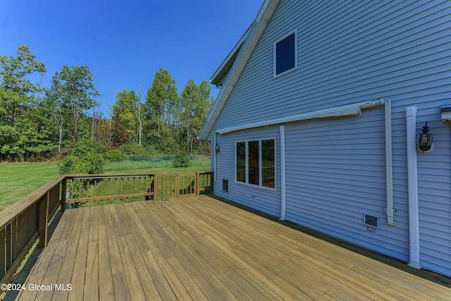 view of deck