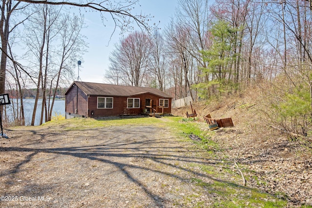200 Summit Lake Rd, Argyle, NY 12809 - view of front facade featuring a water view